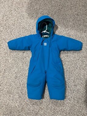 MEC Blue Hooded Infant One-Piece Snow Suit